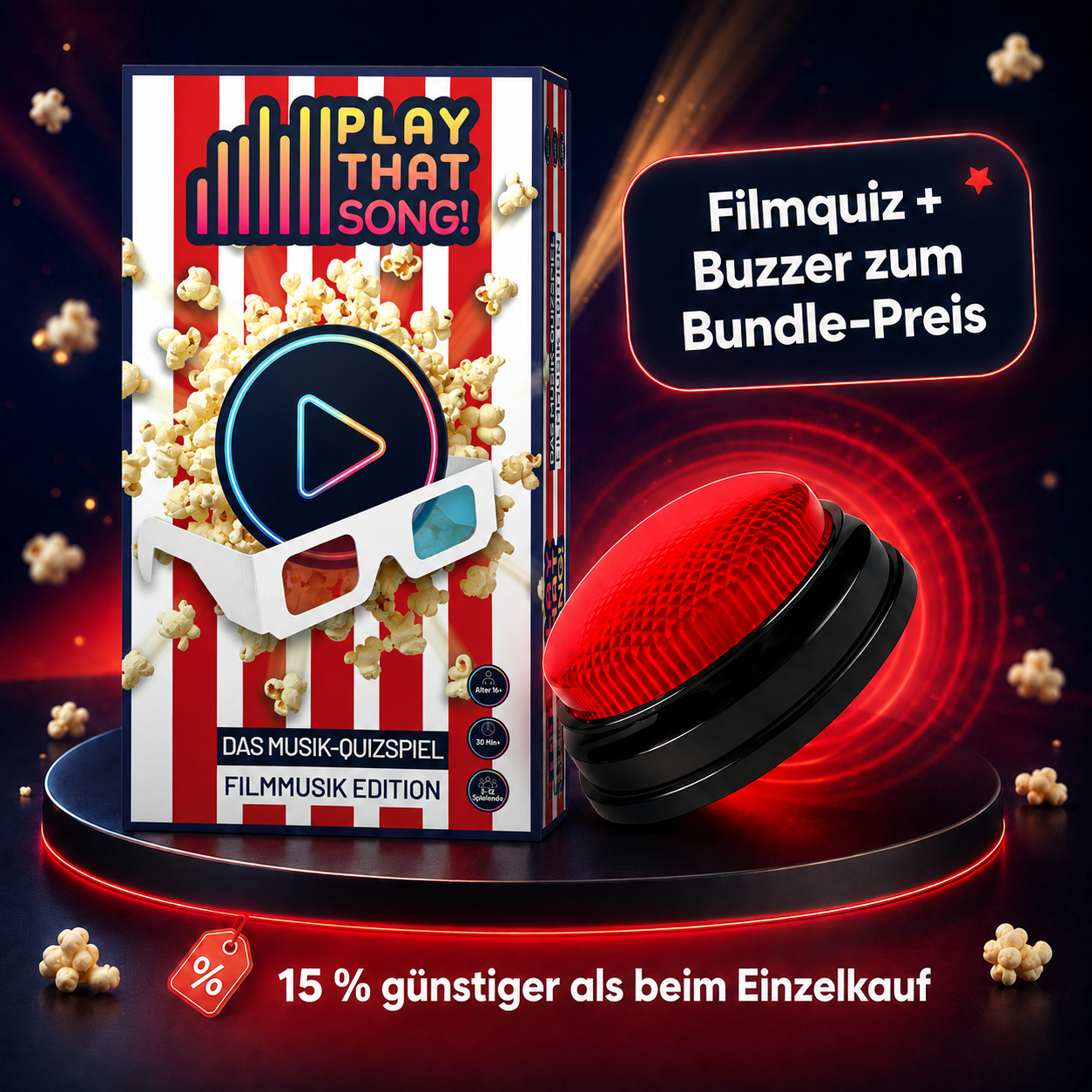 PLAY THAT SONG! Filmmusik Bundle – Spiel + Buzzer