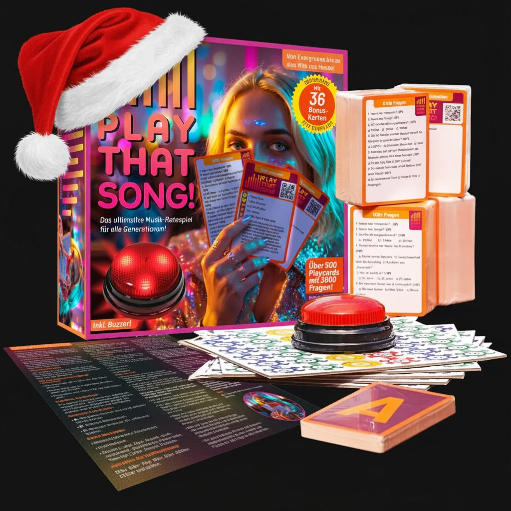 Play That Song! Musik-Kartenspiel mit App – Partyspiel für alle